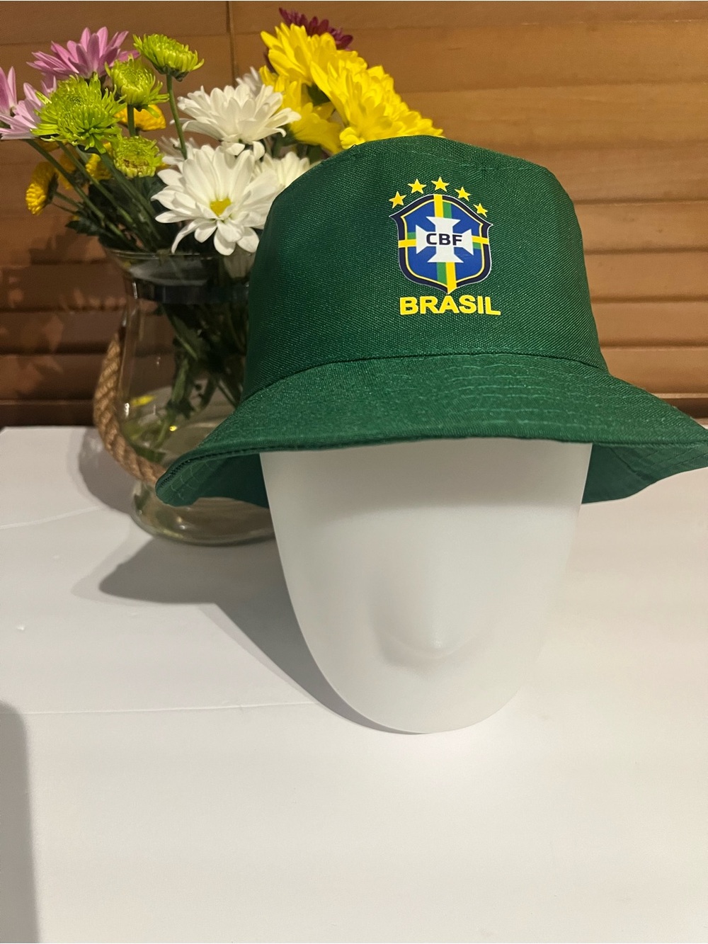 Brasil CBF Green Bucket Hat - Men's Casual Hat